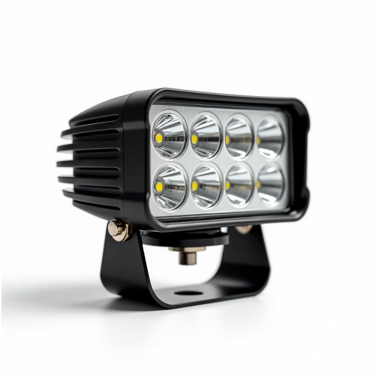 Foco LED punto azul de seguridad
